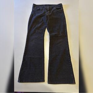 KUT From The Kloth Dark Grey Corduroy Farrah Baby Bootcut Jeans